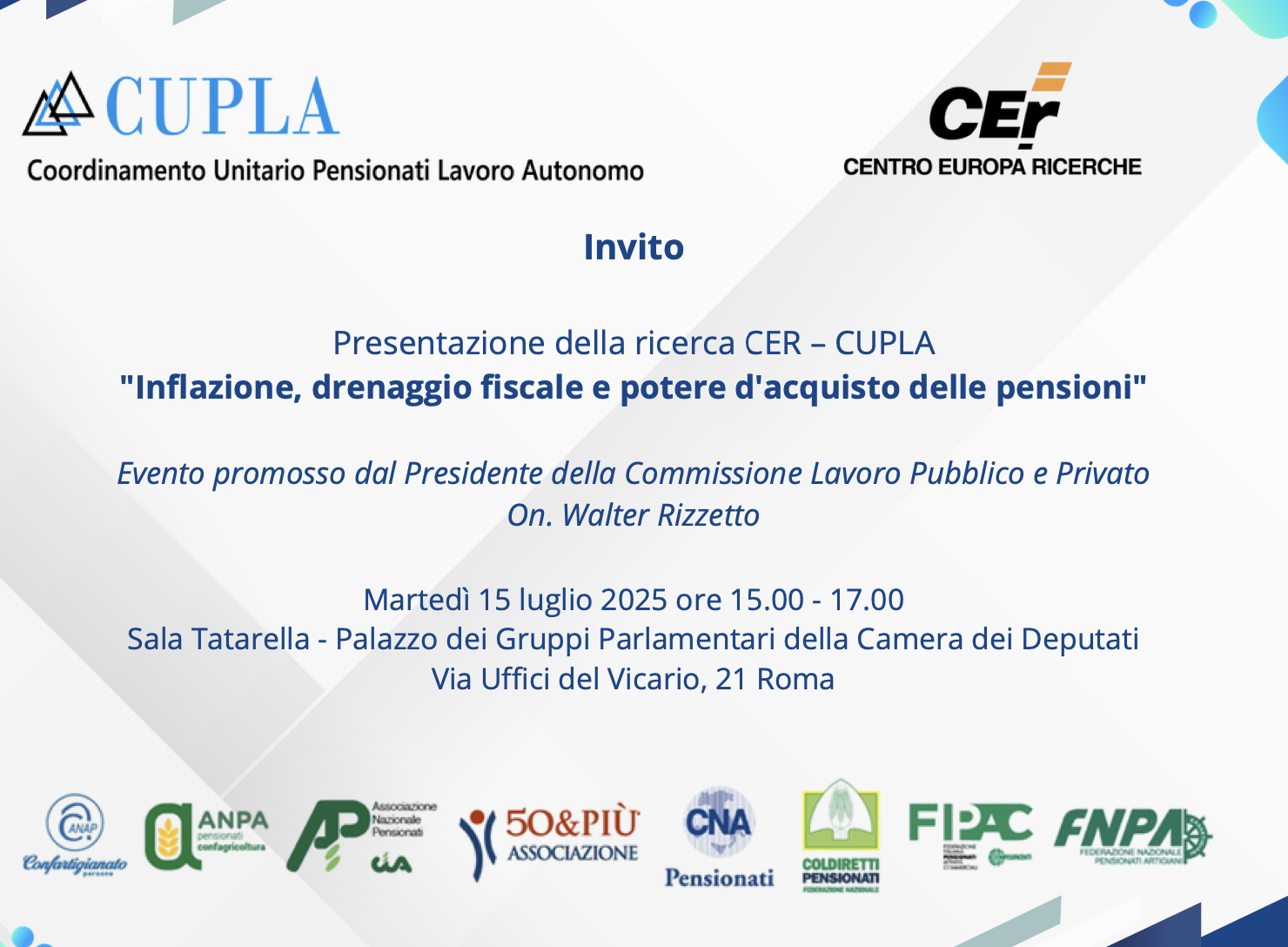 Inflazione, drenaggio fiscale e potere d’acquisto delle pensioni